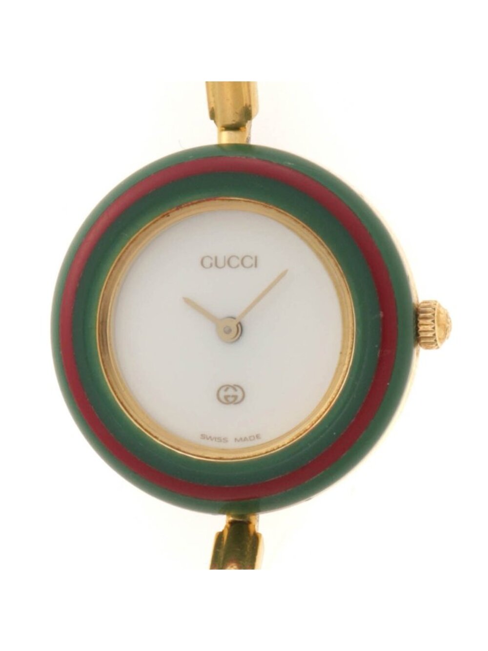 Gucci Change Bezel Watch White Dial